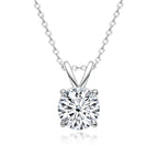 Victorian Elegant Moissanite Pendant Necklace