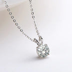Victorian Elegant Moissanite Pendant Necklace